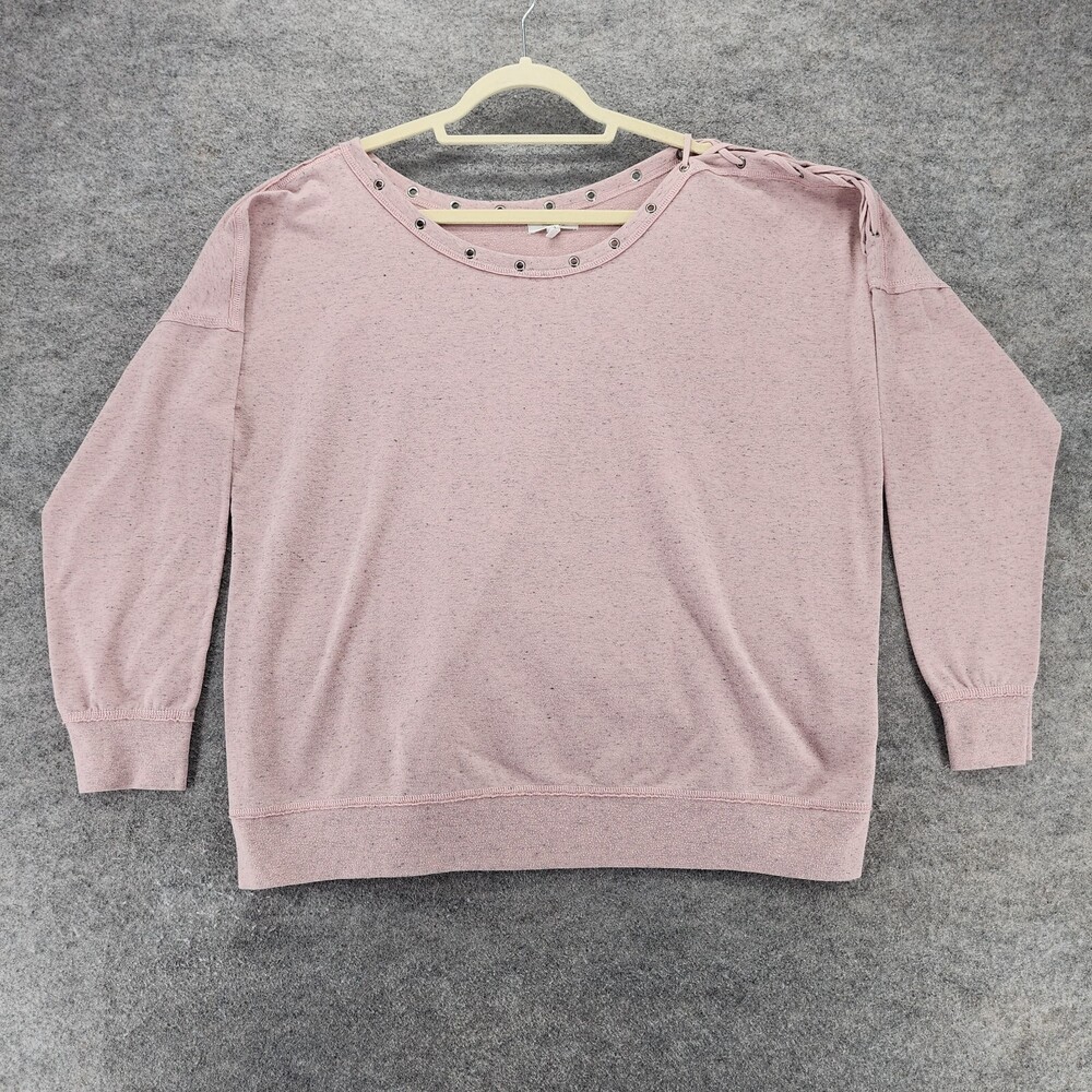 Maurices Shirt Womens XL Long Sleeve Pink